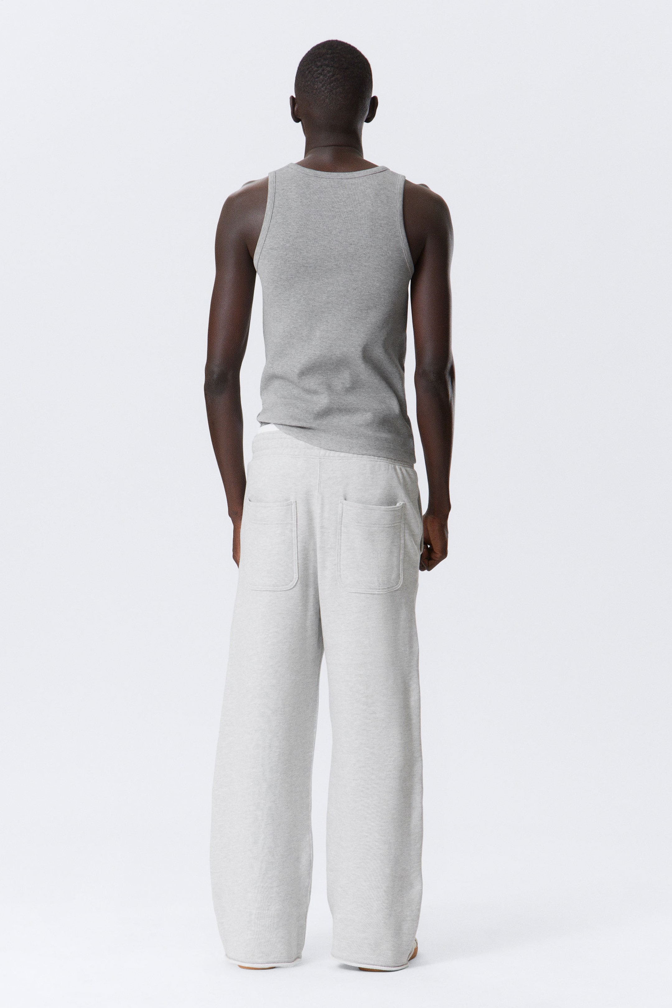 Light Dusty Grey - Astro Loose Terry Sweatpants - 2