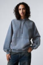 Washed Blue - Loose Heavyweight Hoodie - 0