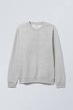 Grey Melange - Standard Midweight Sweatshirt - 1