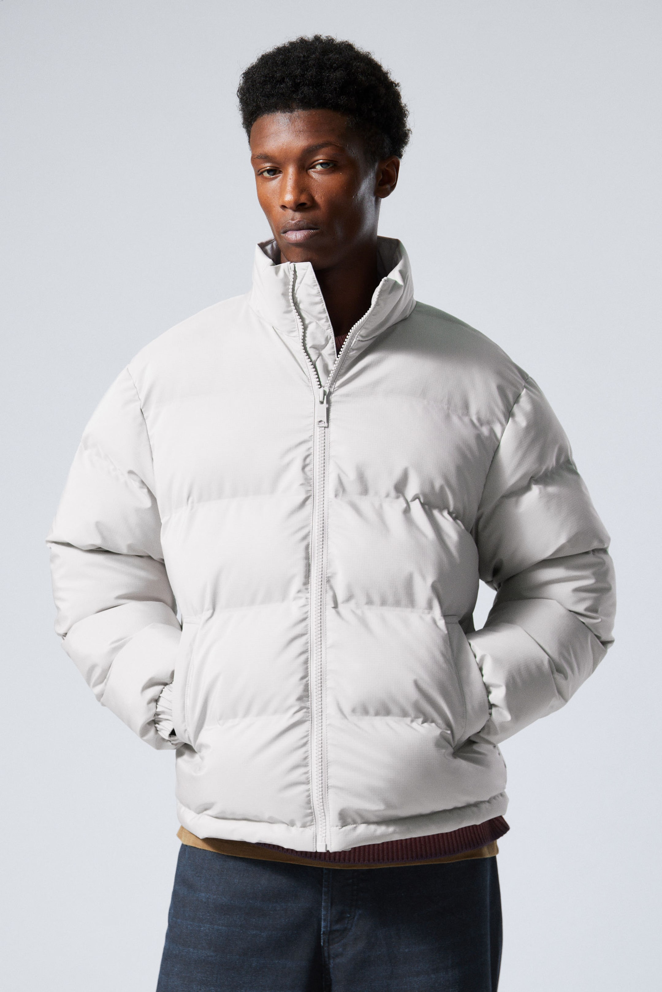 Light Dusty Grey - Cole Puffer Jacket - 2