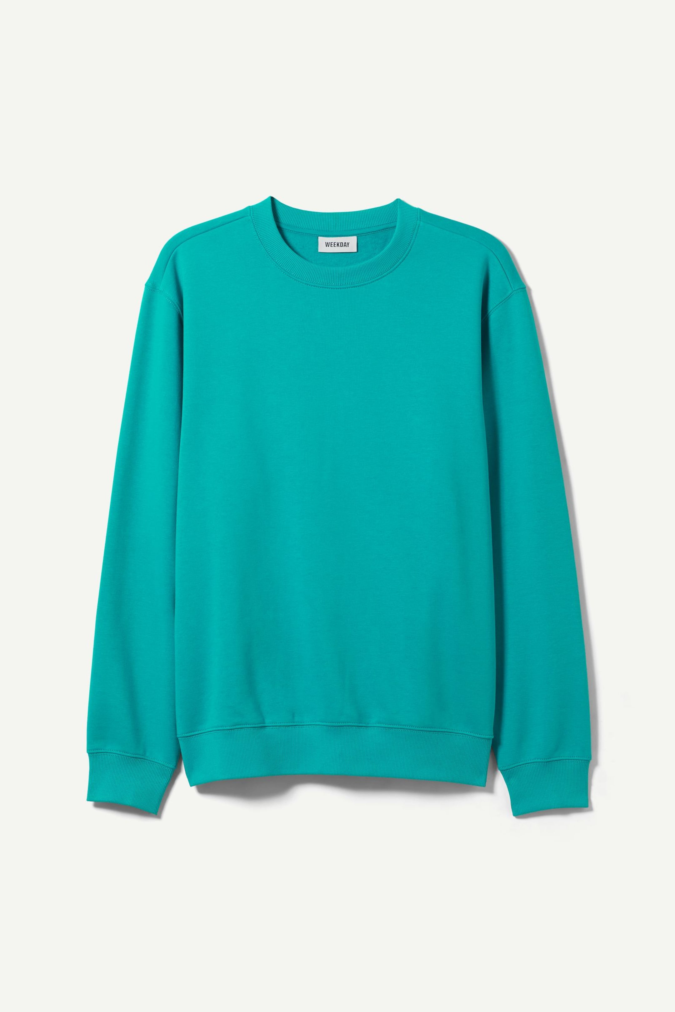 Turquoise - Standaard sweatshirt - 0