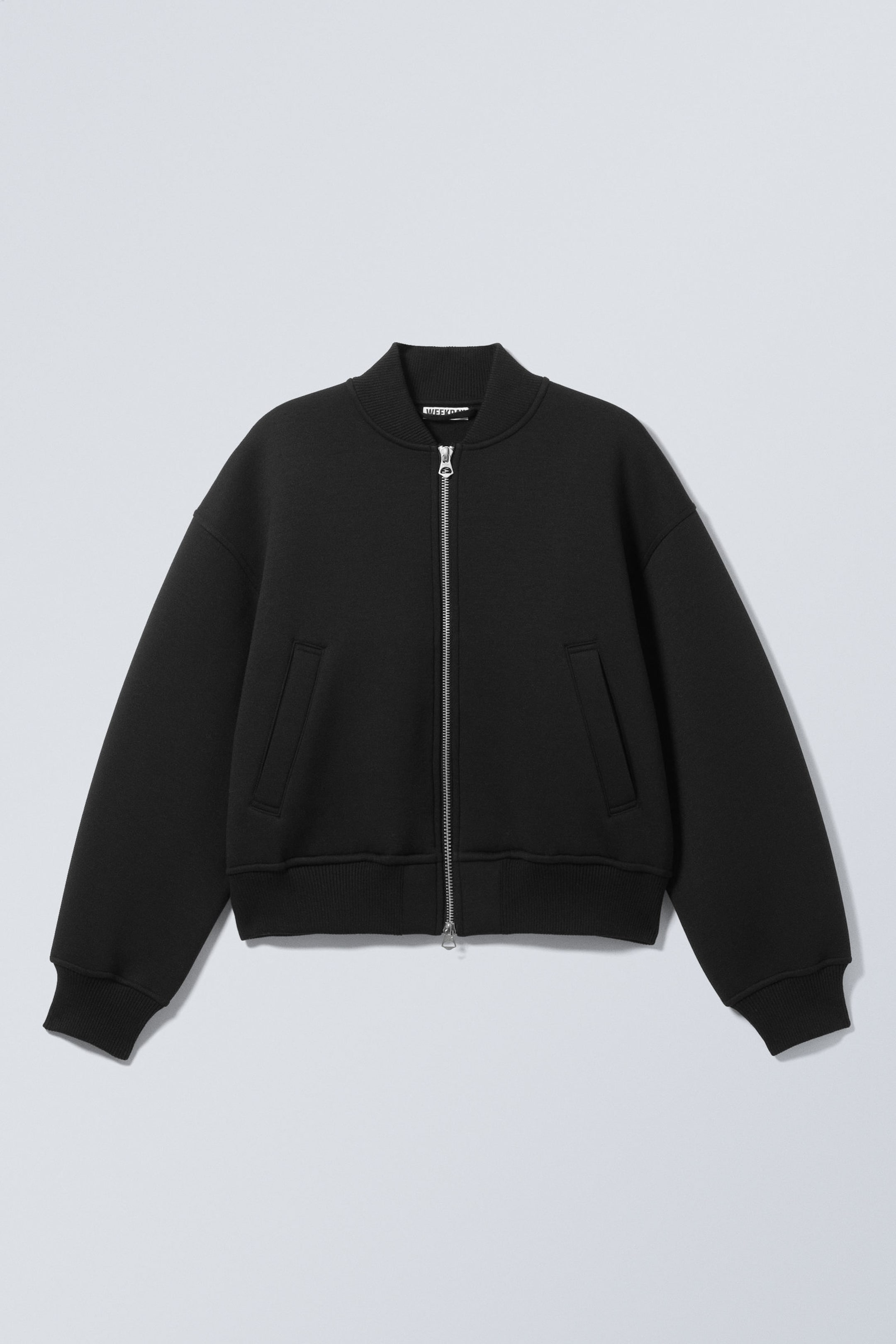 Black - Bonded Scuba Bomber Jacket - 3