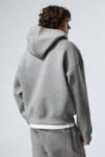 Grey Melange - Simon Scuba Hoodie - 4