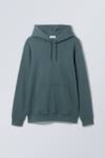 Donker azuurblauw - Standaard middelzware hoodie - 0