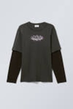 Galaxy Dark Grey - Zander Layered Long Sleeve - 0