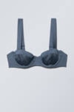 Dark Dusty Blue - Wire Bikini Top - 0