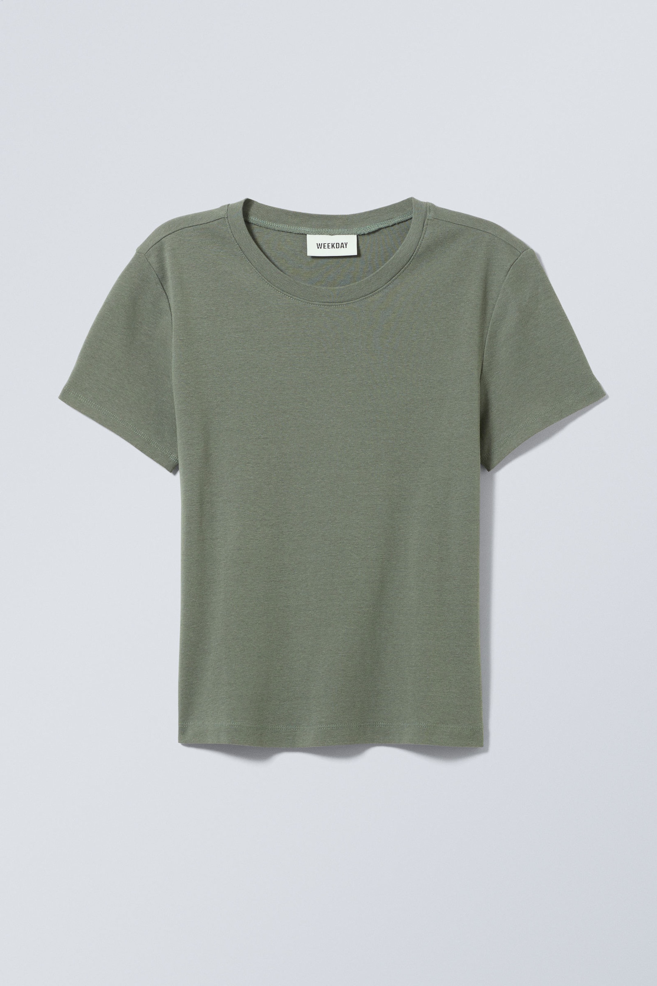 Dusty Khaki - Lean 90's Fit T-shirt - 0