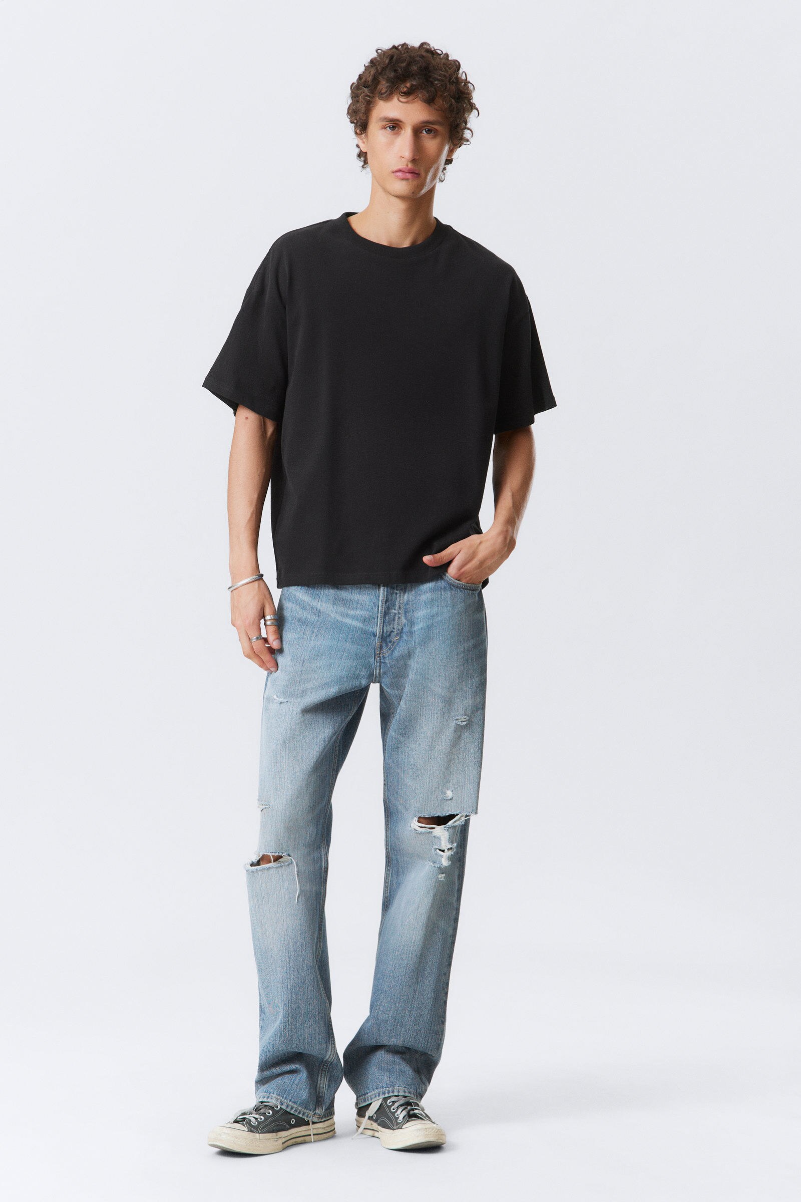 STRONG PACK TEE BLACK 黒 sizeS ours