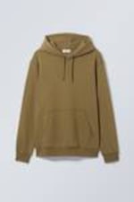 Kaki - Standaard middelzware hoodie - 0