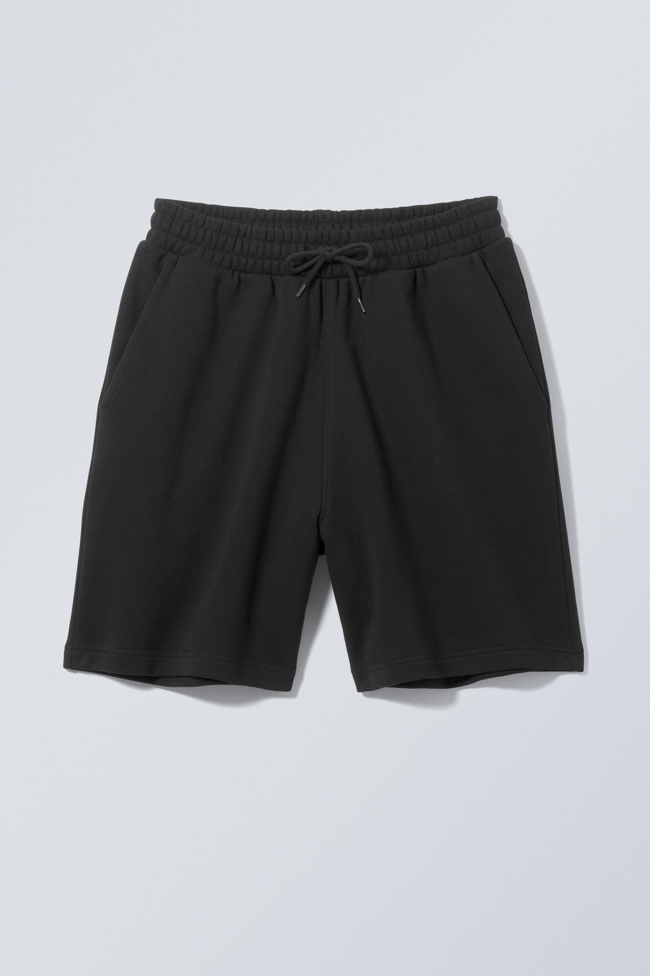 Black - Relaxed Terry Shorts - 2