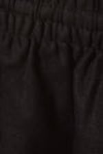 Black - Tyler Linen Blend Shorts - 1