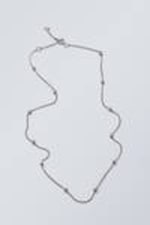 Silver - Dot Necklace - 0