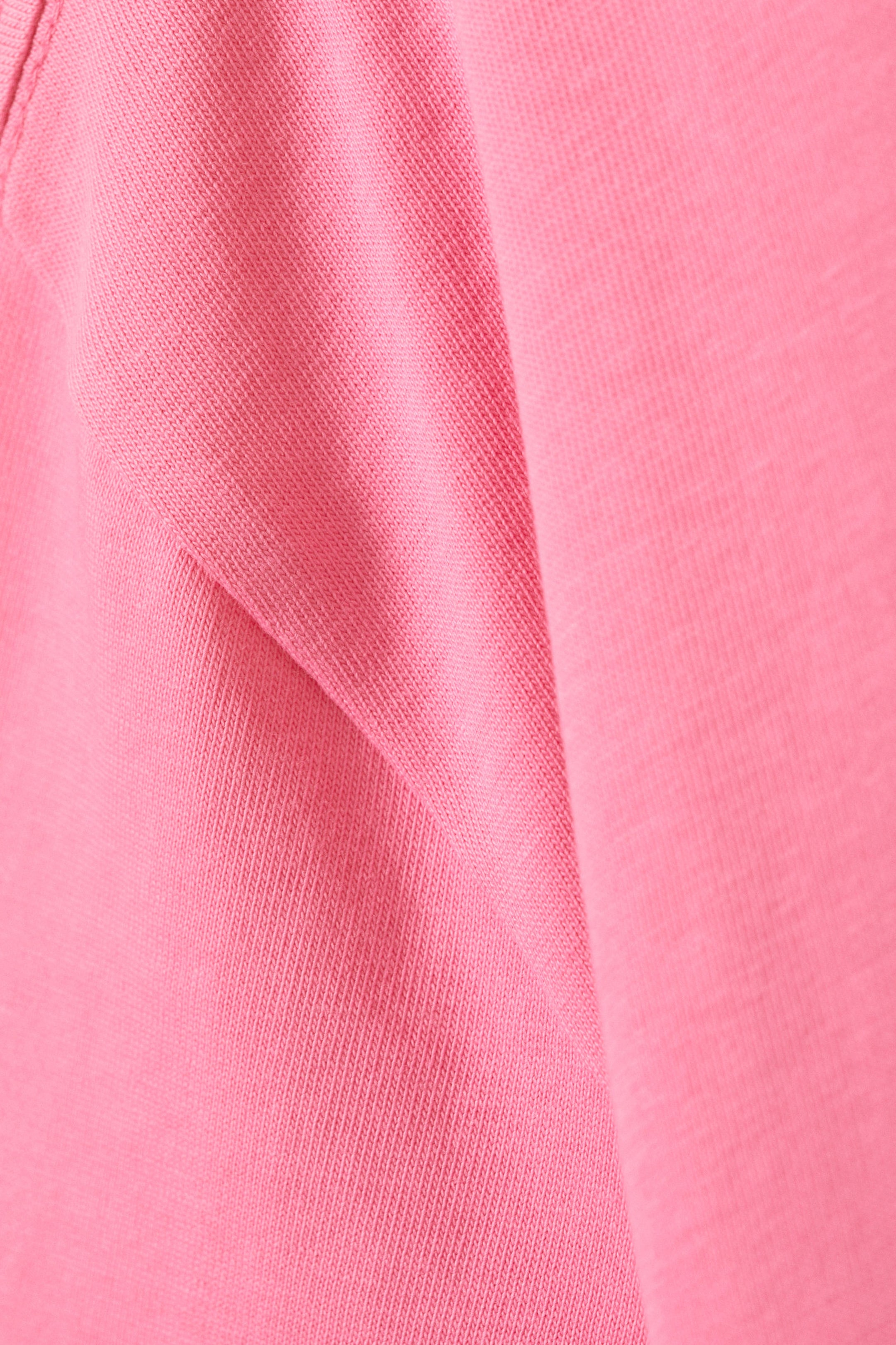 Pink - Oversized Heavyweight T-shirt - 1