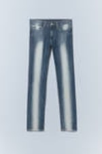 Blaues Spray - Sleeze – Skinny-Jeans mit niedriger Taille - 2