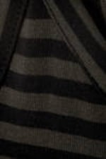 Dark Mole & Black Stripes - Smooth Strap Maxi Dress - 4