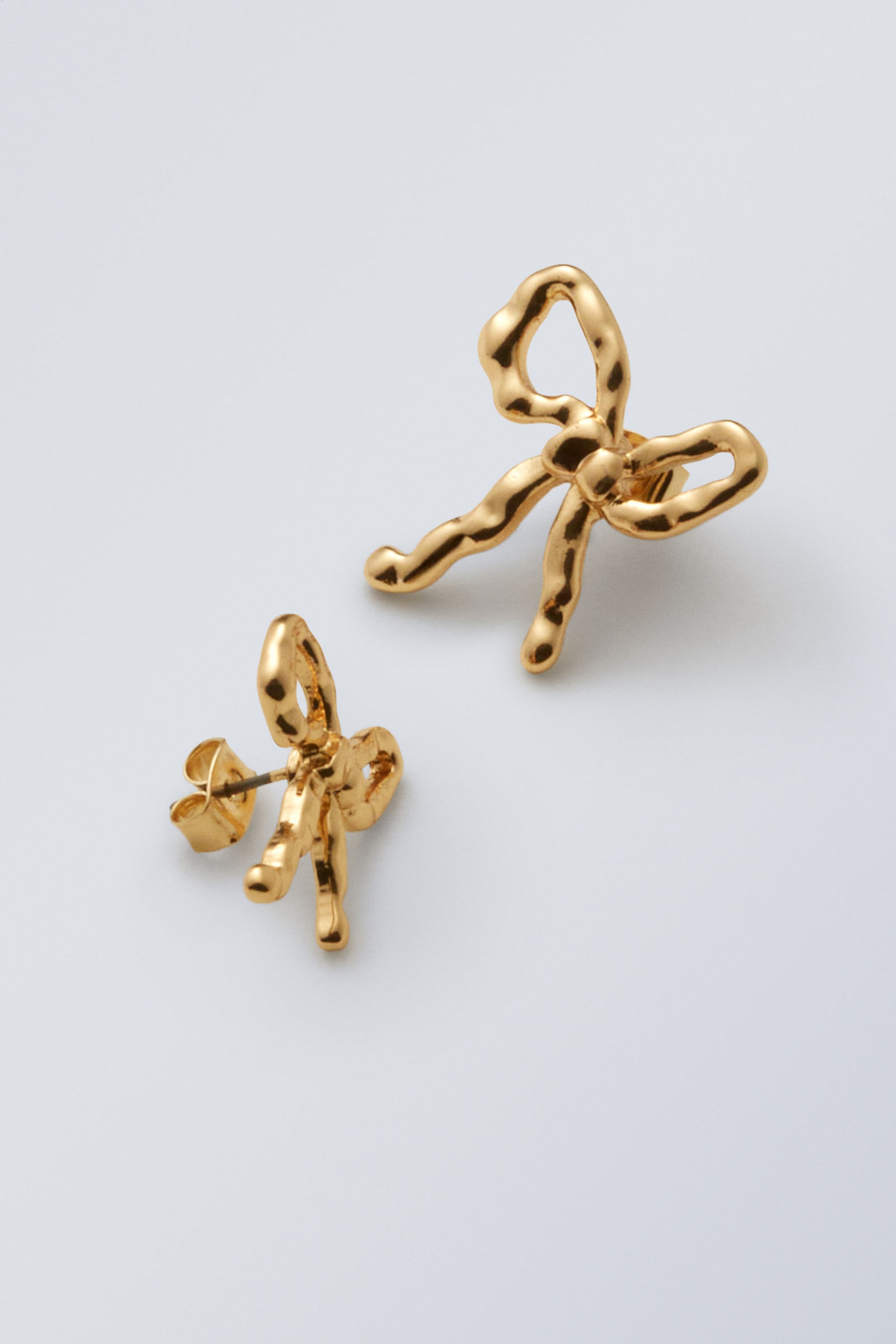 Golden - Bow Earrings - 0