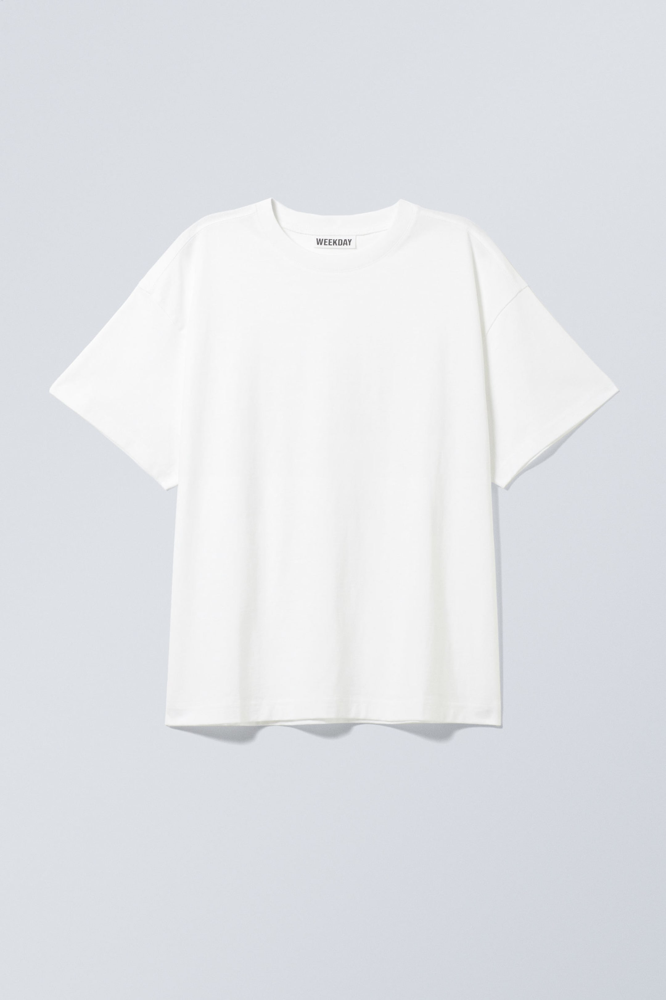 White - Relaxed Boxy Cotton T-shirt - 1