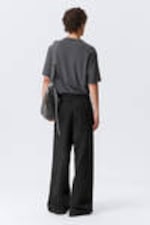 Svart - Baggy Dropped Crotch Skater Sweatpants - 3
