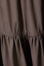 Dark Mole - Maxi Cotton Skirt - 1