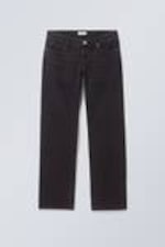 Verwaschenes Schwarz - Arrow Low Waist Regular Straight Leg Jeans - 0