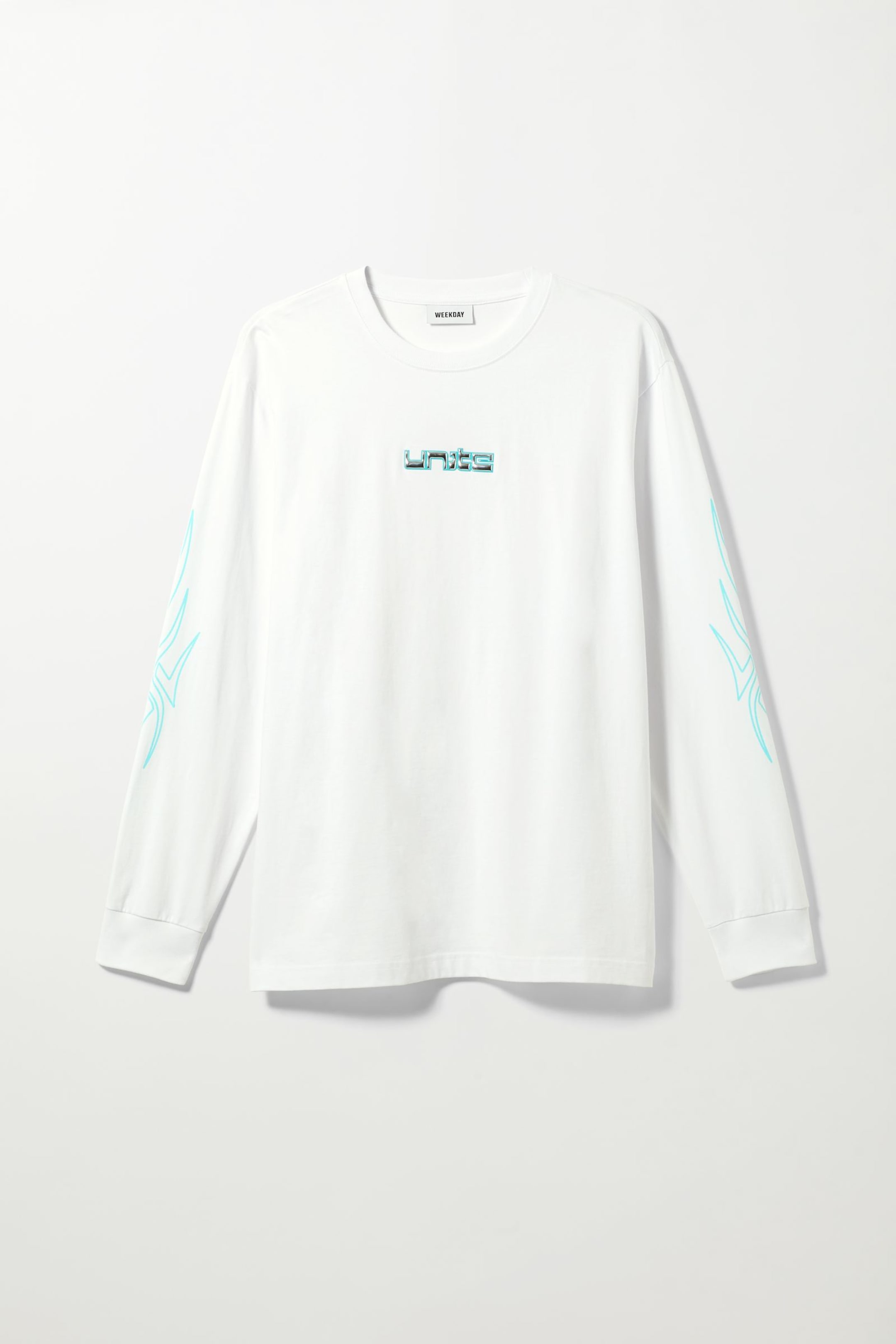 White - Hack Printed Long Sleeve - 0