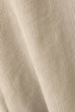 Light Beige - Crinkled Low-Rise Wide-Leg Trousers - 5
