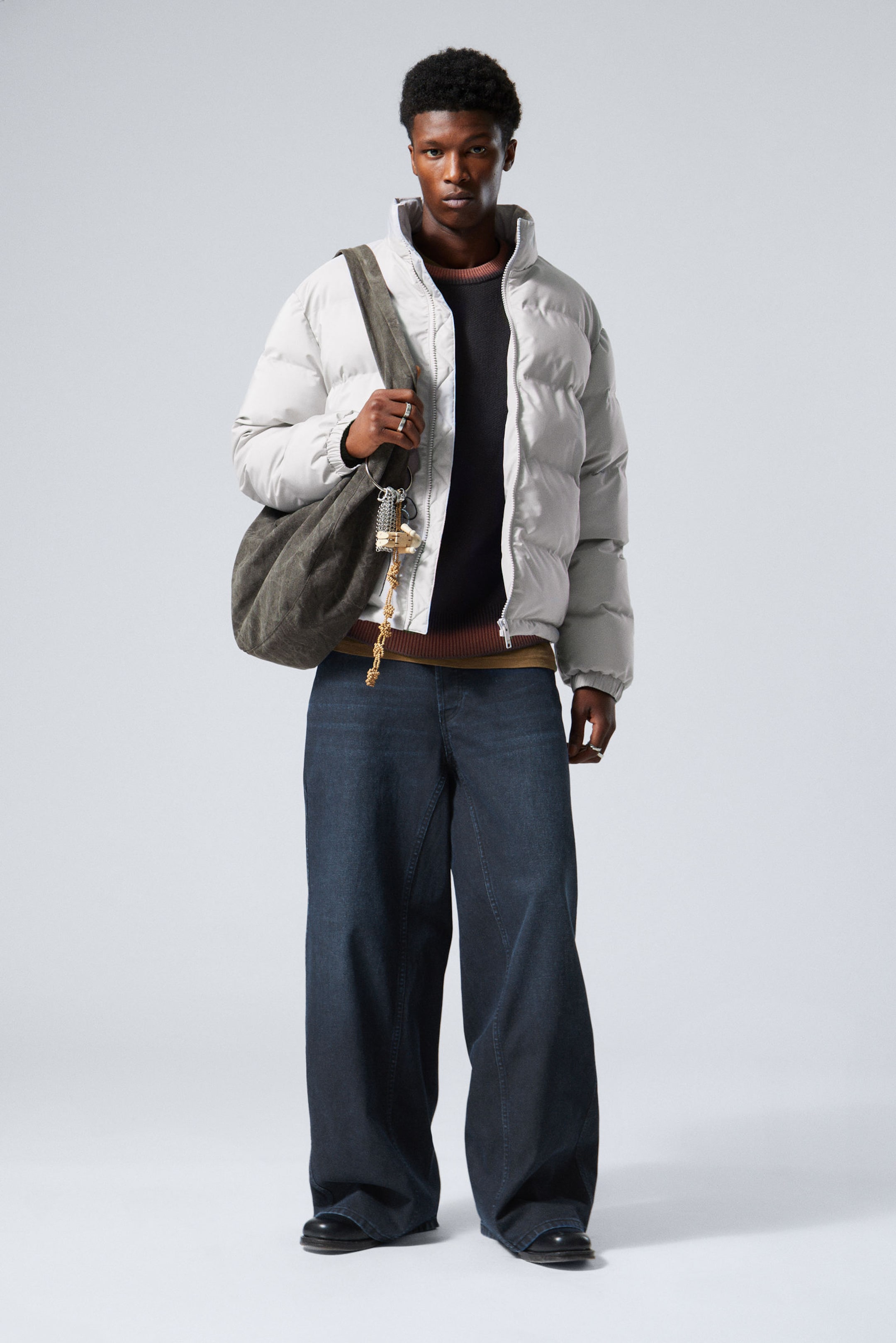 #B4B3B6 - Cole Puffer Jacket - 1