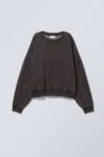 Dark Grey - Wide Heavyweight Sweatshirt - 0