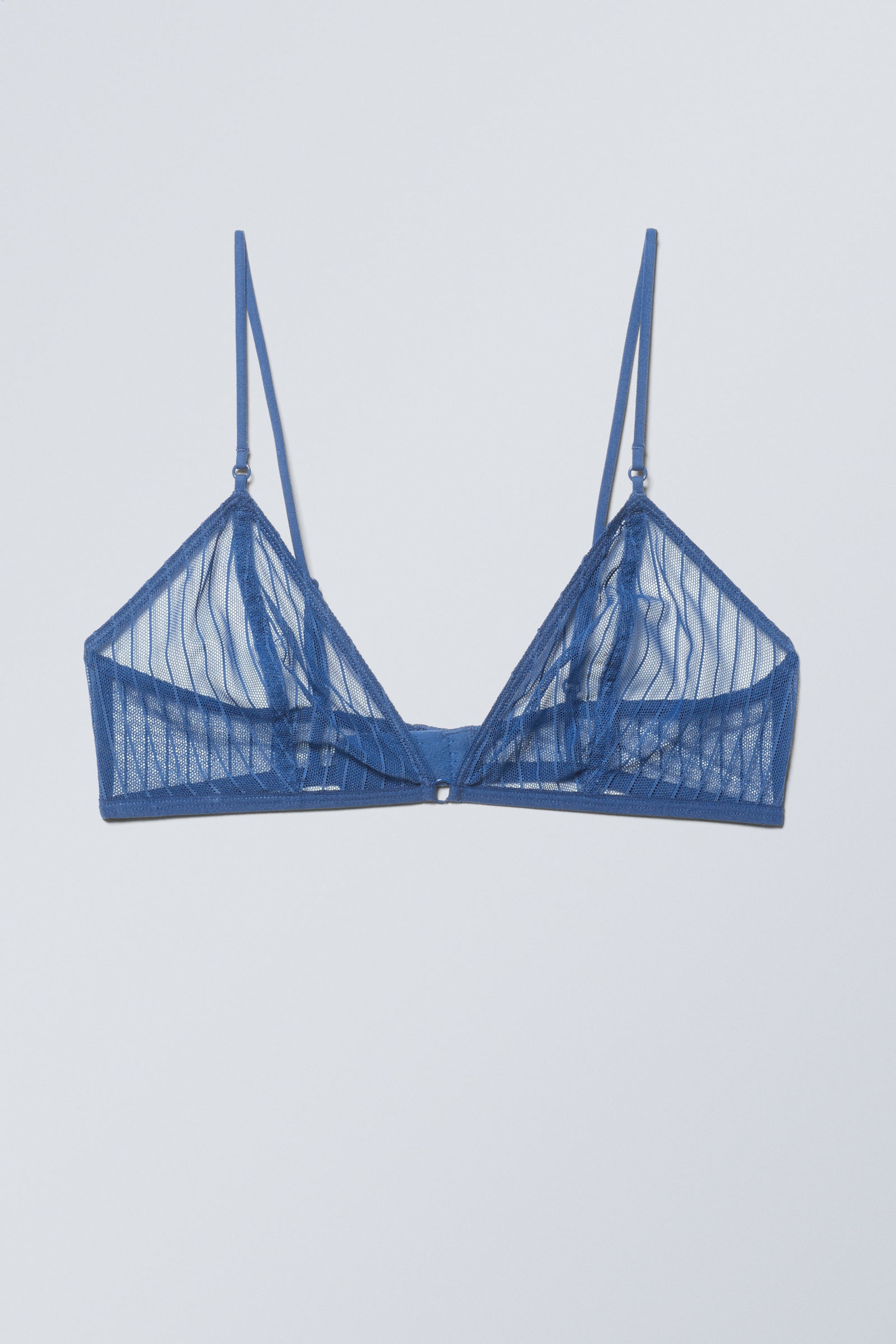 Blue - Zelda Lace Bralette - 0