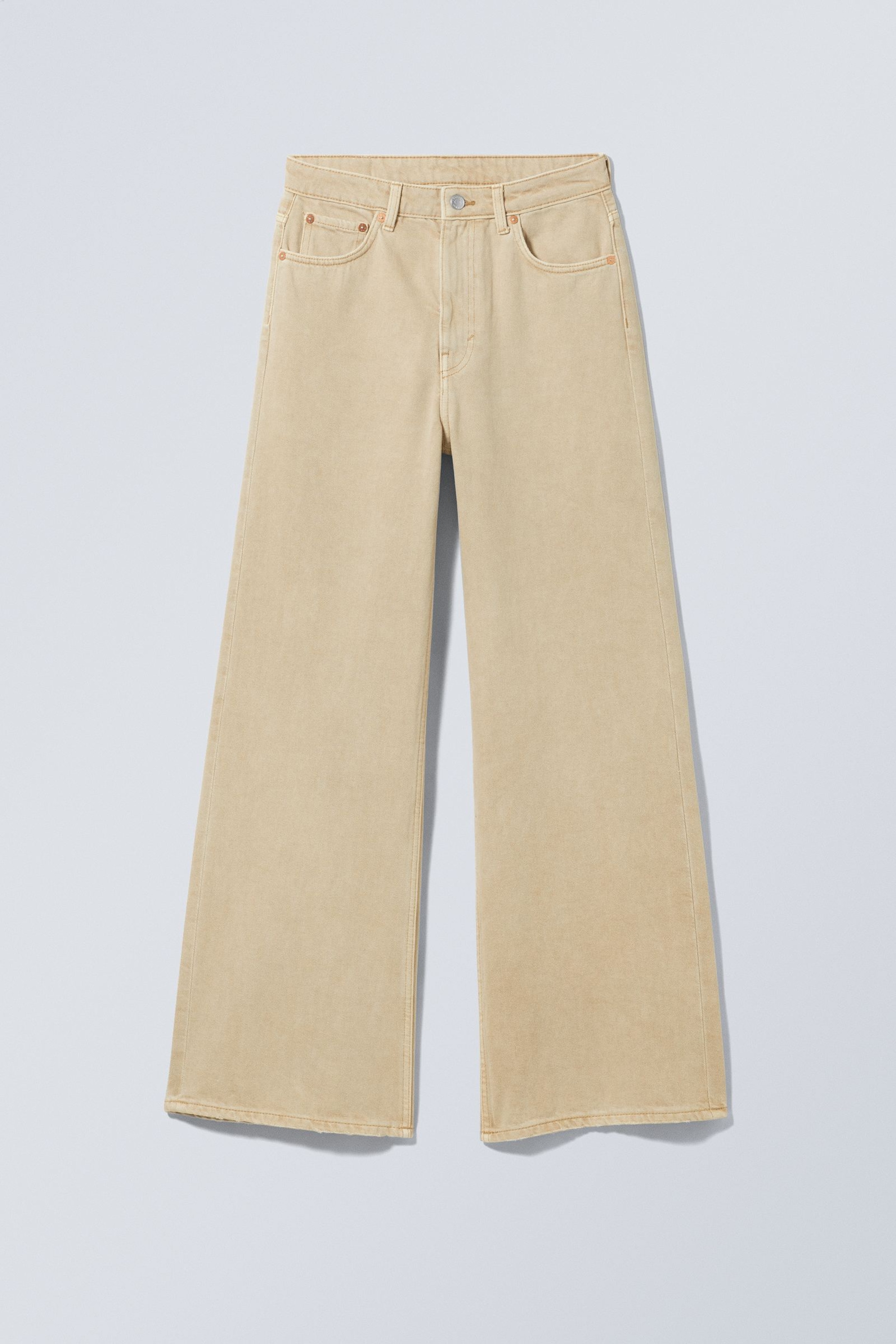 Sunbleached rye - Ace High Wide Jeans - 0