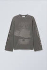 Human Touch - Oversized Printed Long Sleeve - 0