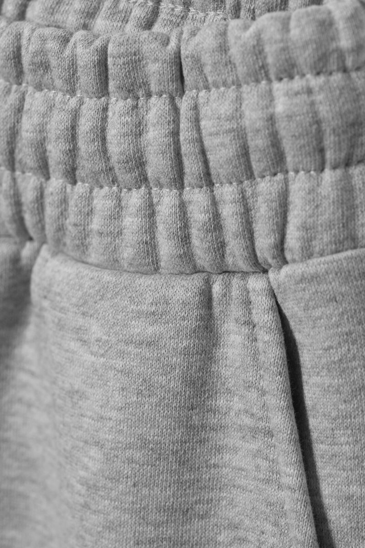 lange, schwere sweatpants in lockerer passform - Graumeliert | Weekday DE