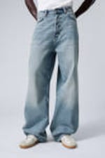 Seventeen Blue - Medium Blue - Astro Loose Baggy Leg Jeans - 4