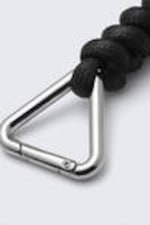 Black - Knotted Cord Keyring - 3