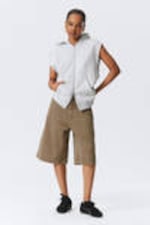 Dusty Mole - Astro Loose Baggy Corduroy Shorts - 4