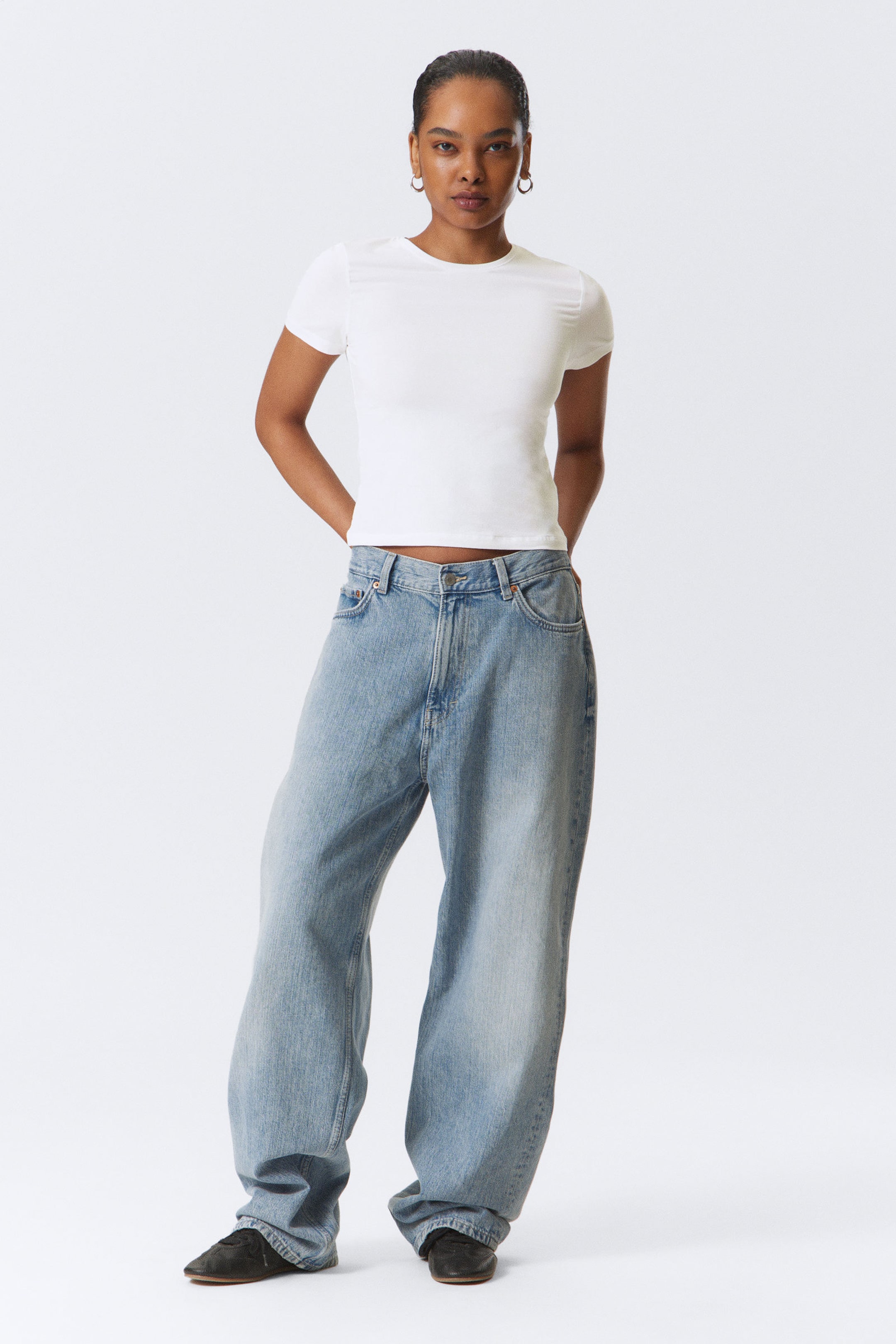 #79829D - Galaxy Loose Straight Leg Jeans - 2