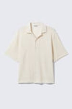 Off-white - Textured Short-Sleeved Resort Shirt - 3
