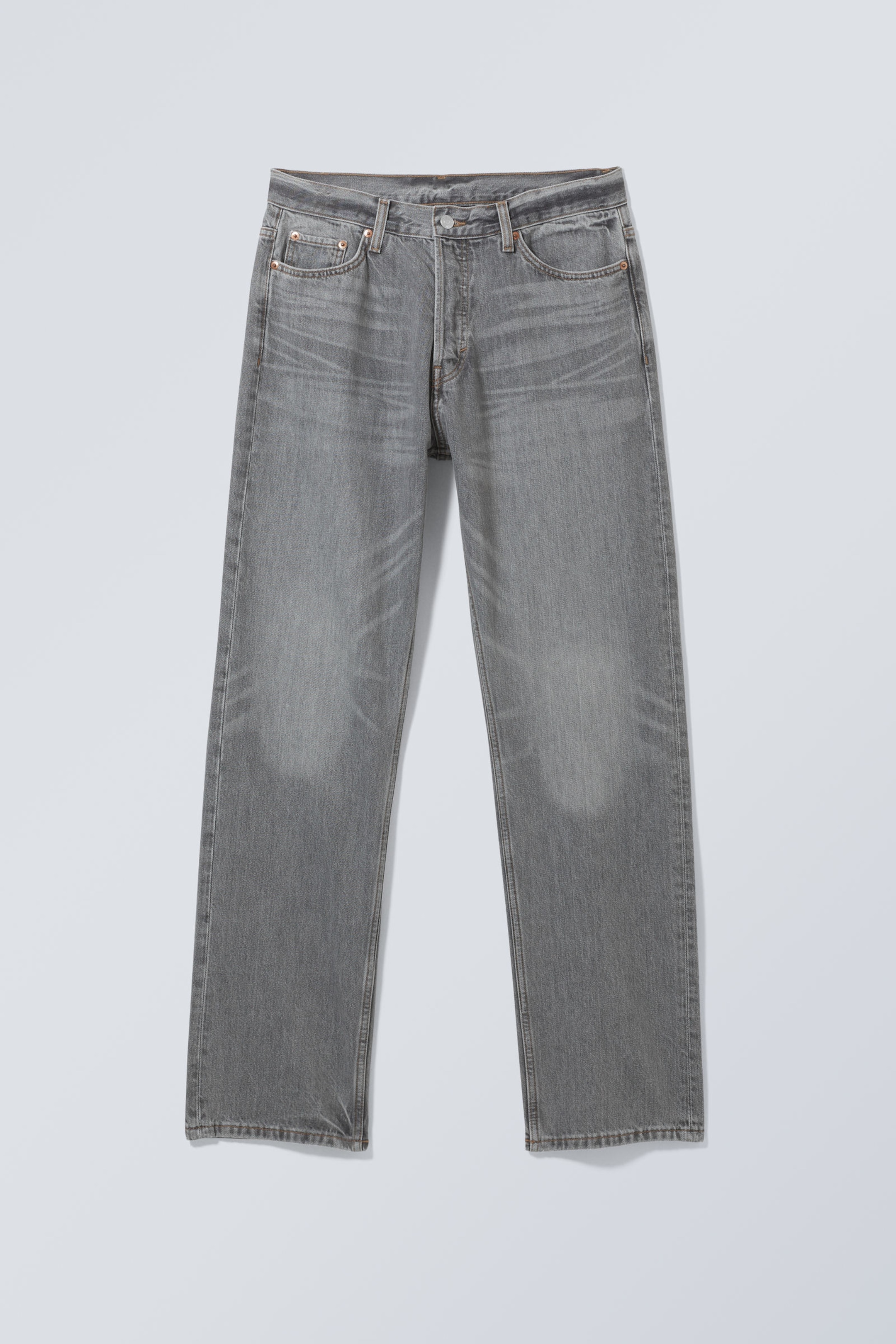 Eleven Grau - Space Relaxed Straight Leg Jeans - 0