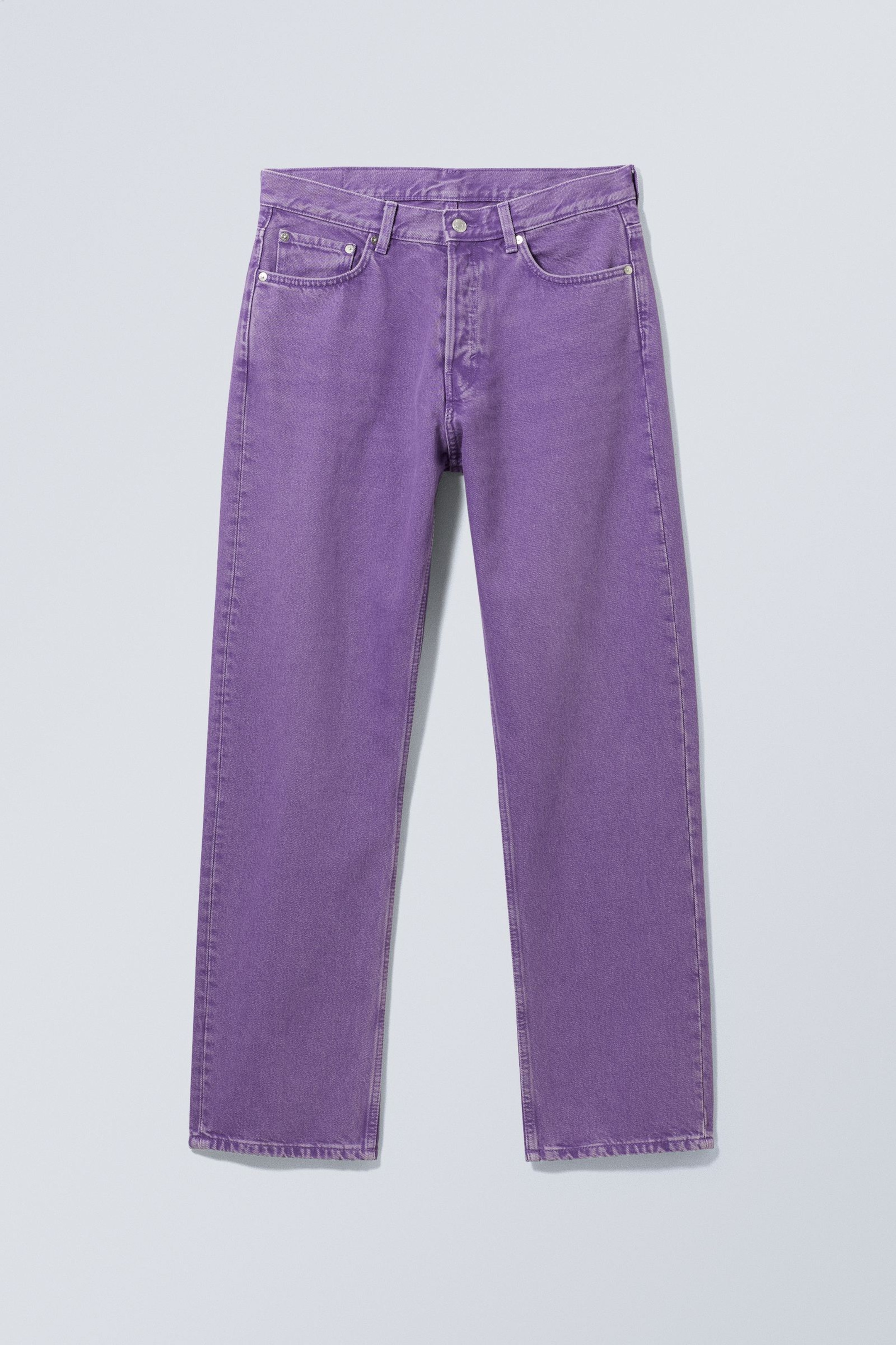 Overdyed purple - Space Relaxed Straight Leg Jeans - 0