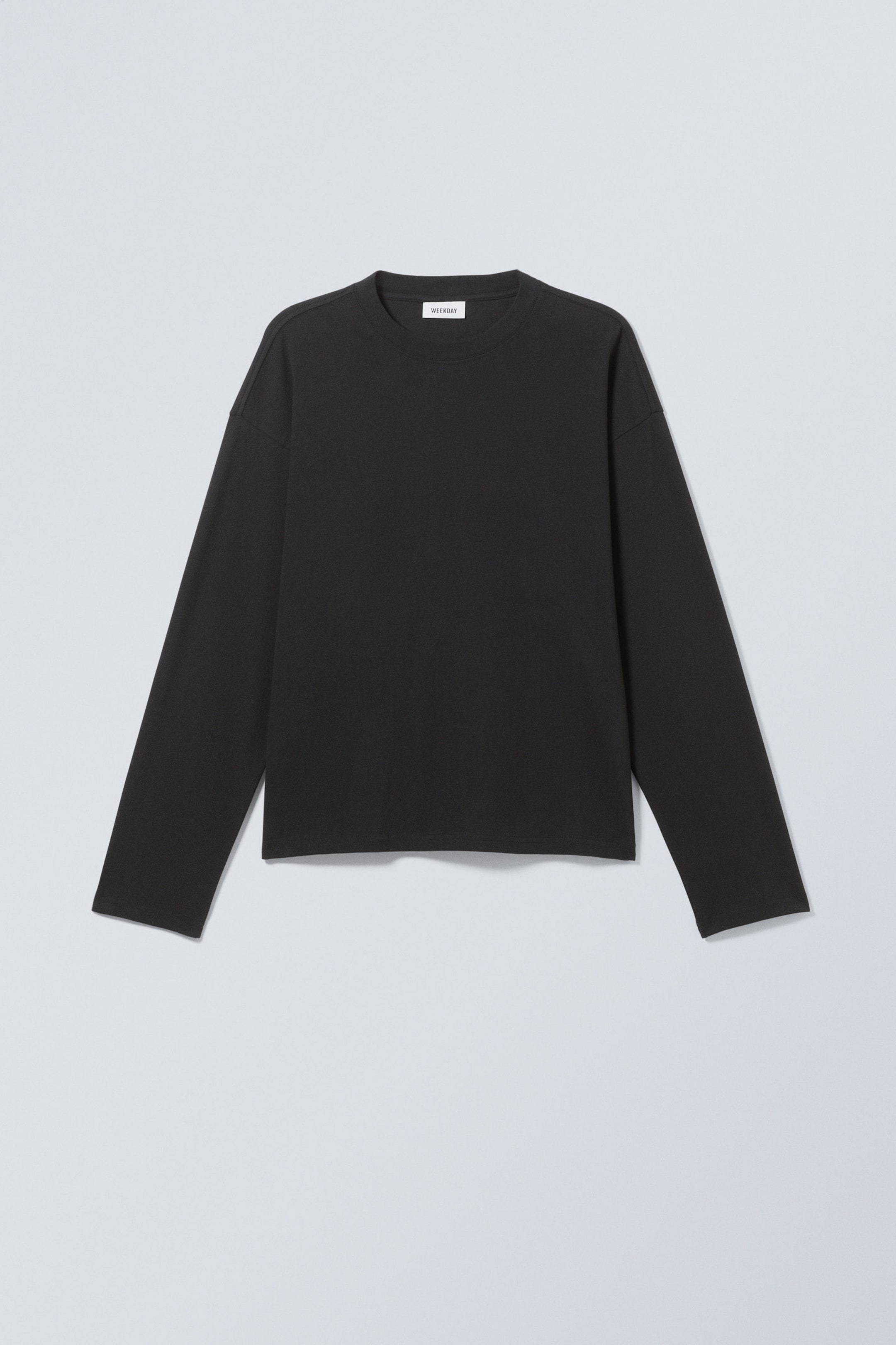 Black - Great Boxy Long Sleeve T-shirt - 0