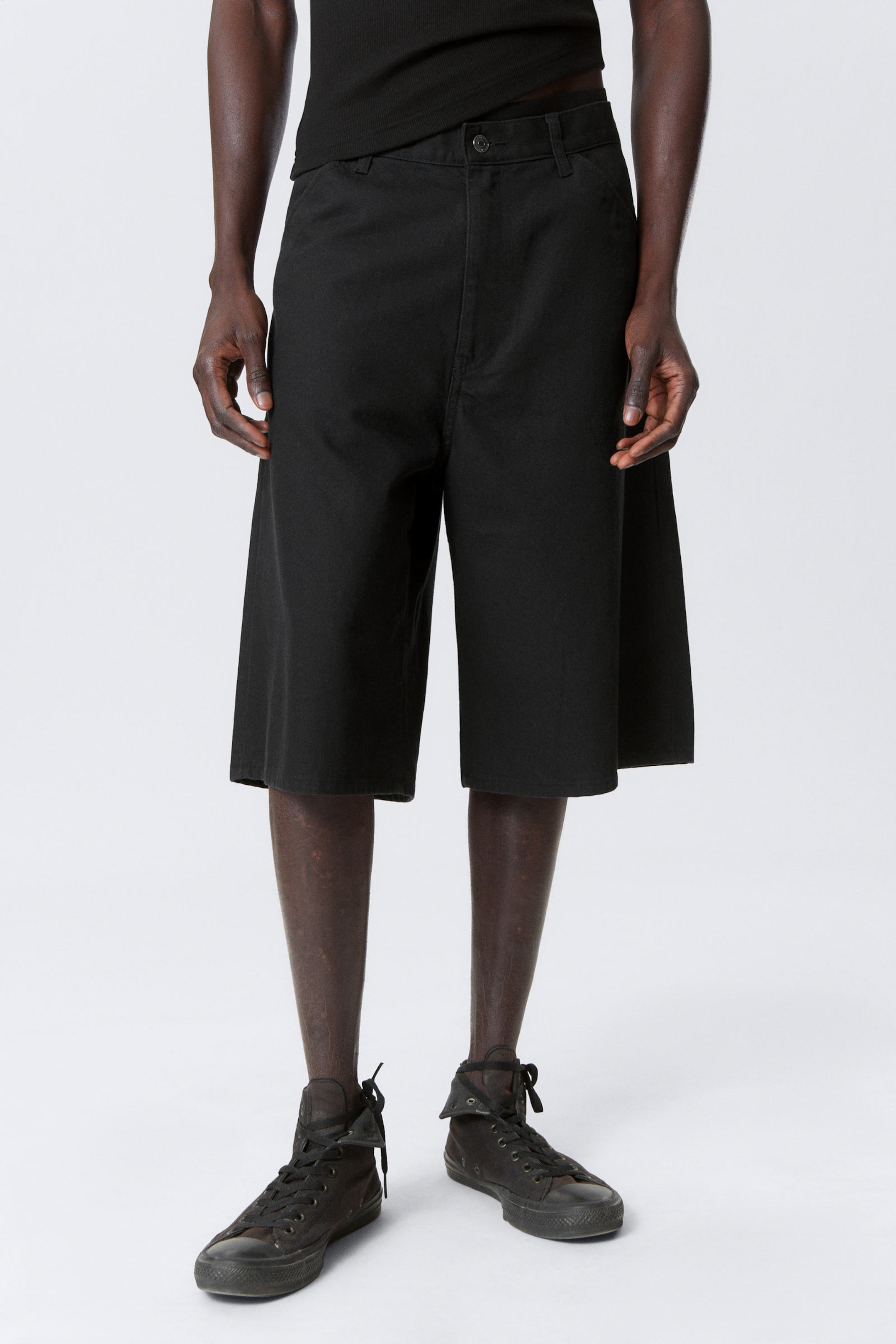 #272627 - Astro Loose Baggy Linen-Blend Shorts - 2