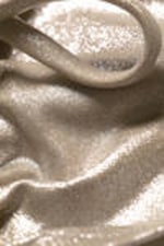 Staubiges Glitzerbeige - Glitzerndes Triangel-Bikinioberteil - 1