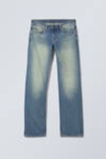 Jackpot Blue - Mittelblau - Arrow Low Waist Regular Straight Leg Jeans - 2