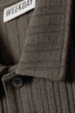 Dark Mole - Knitted Short-Sleeved Button-Up Shirt - 5