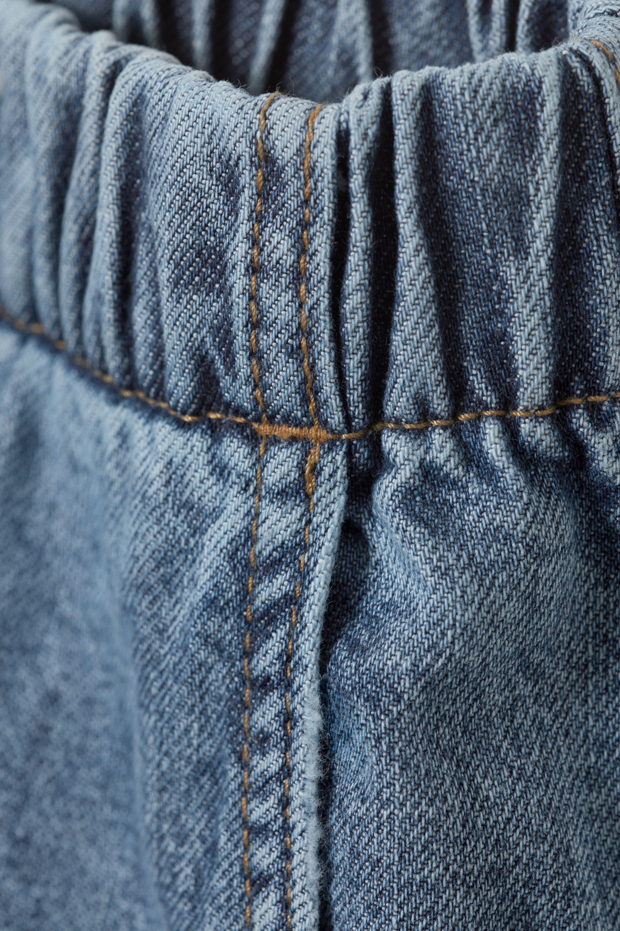 90s Blue - Medium Blue - Astro Baggy Denim Joggers - 5