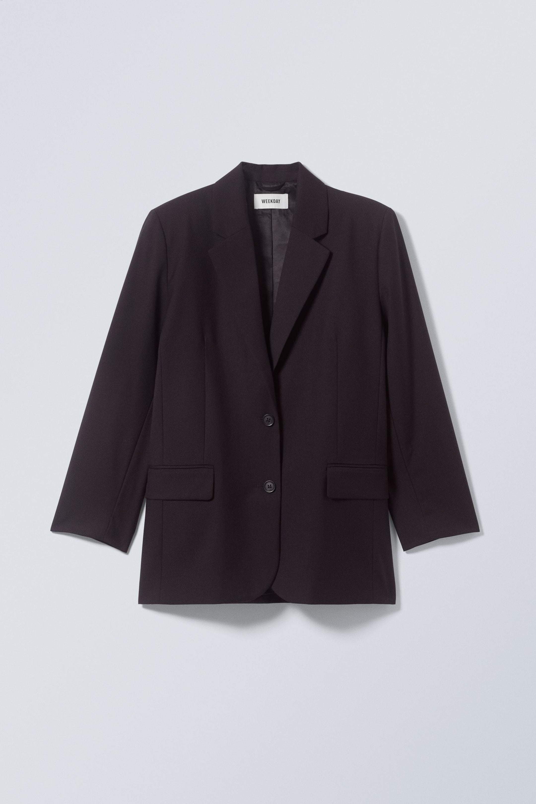 Dark Plum - Erin Oversized Blazer - 2