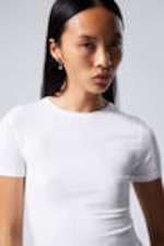 White - Slim Fitted T-shirt - 1