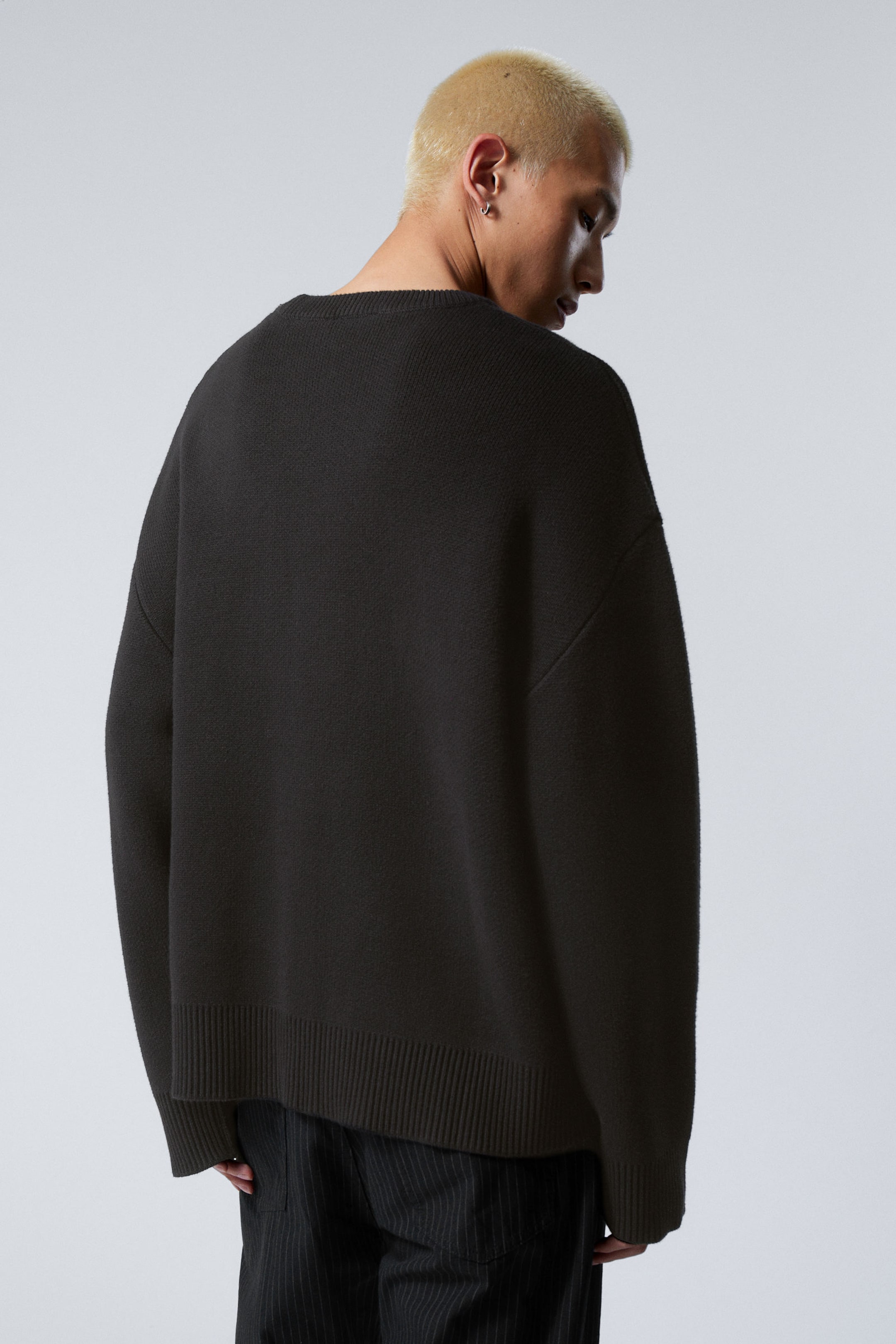 Zwart - Cypher oversized sweater - 3