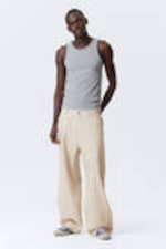 Ecru - Astro - Locker sitzende, weite Leinen-Mix-Hose - 4