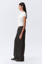 Tuned Black - Black - Astro Loose Baggy Leg Jeans - 10